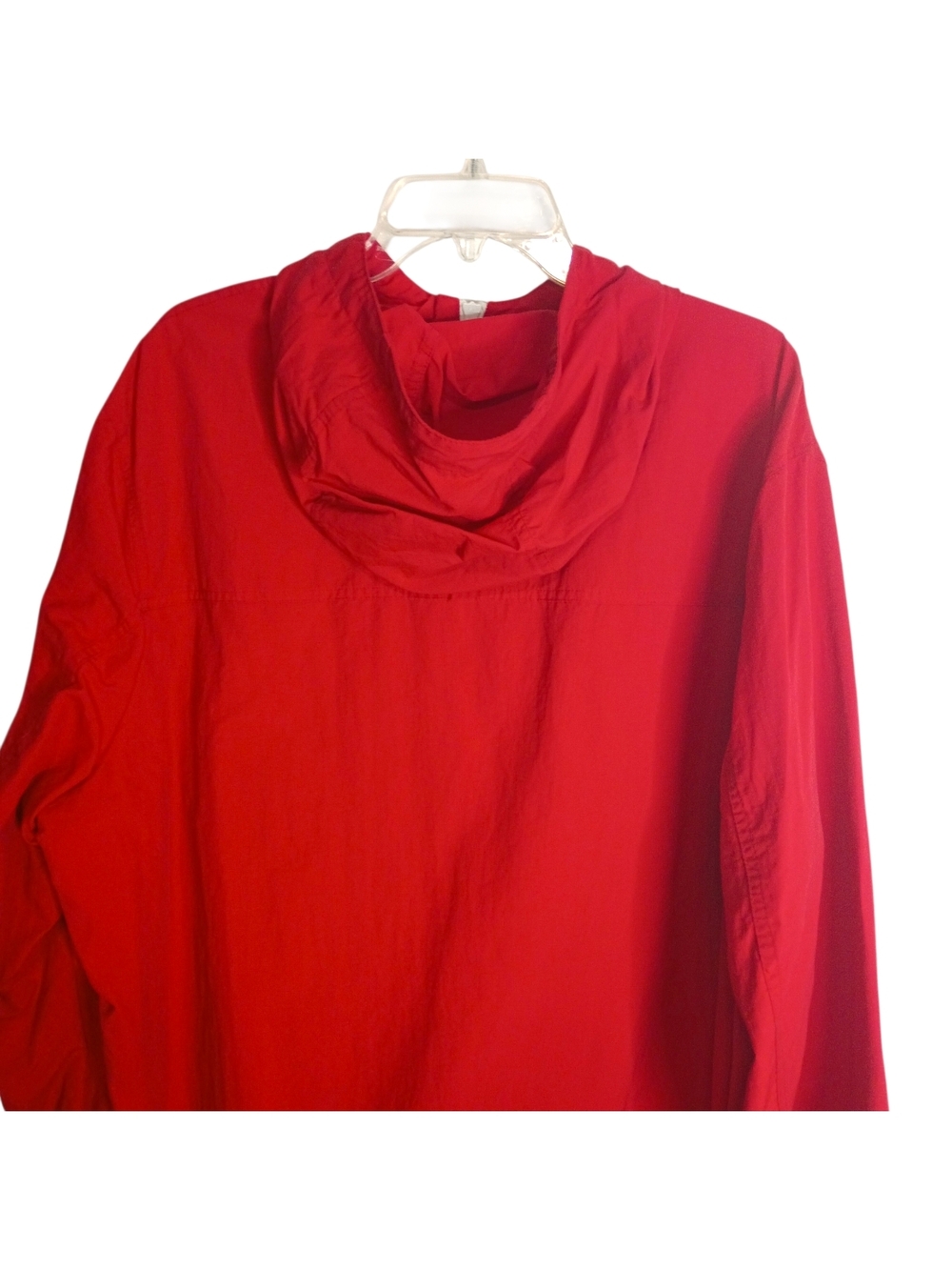 Tommy Hilfiger Red Pullover Windbreaker Jacket - Size XXL - Picture 4 of 8